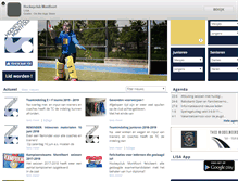 Tablet Screenshot of hockeyclubmontfoort.nl